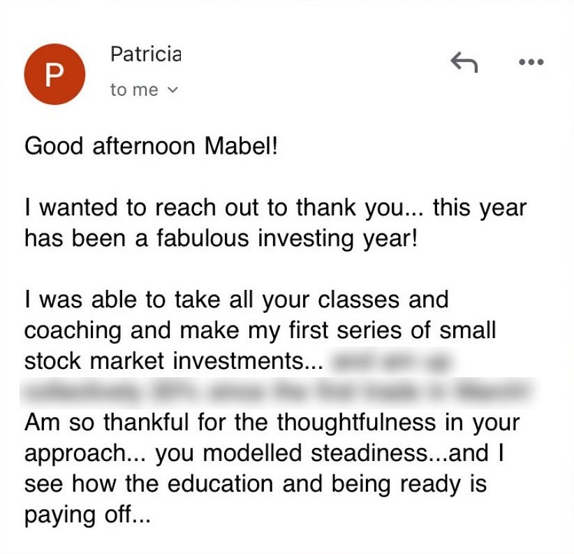 Patricia: you modelled steadiness